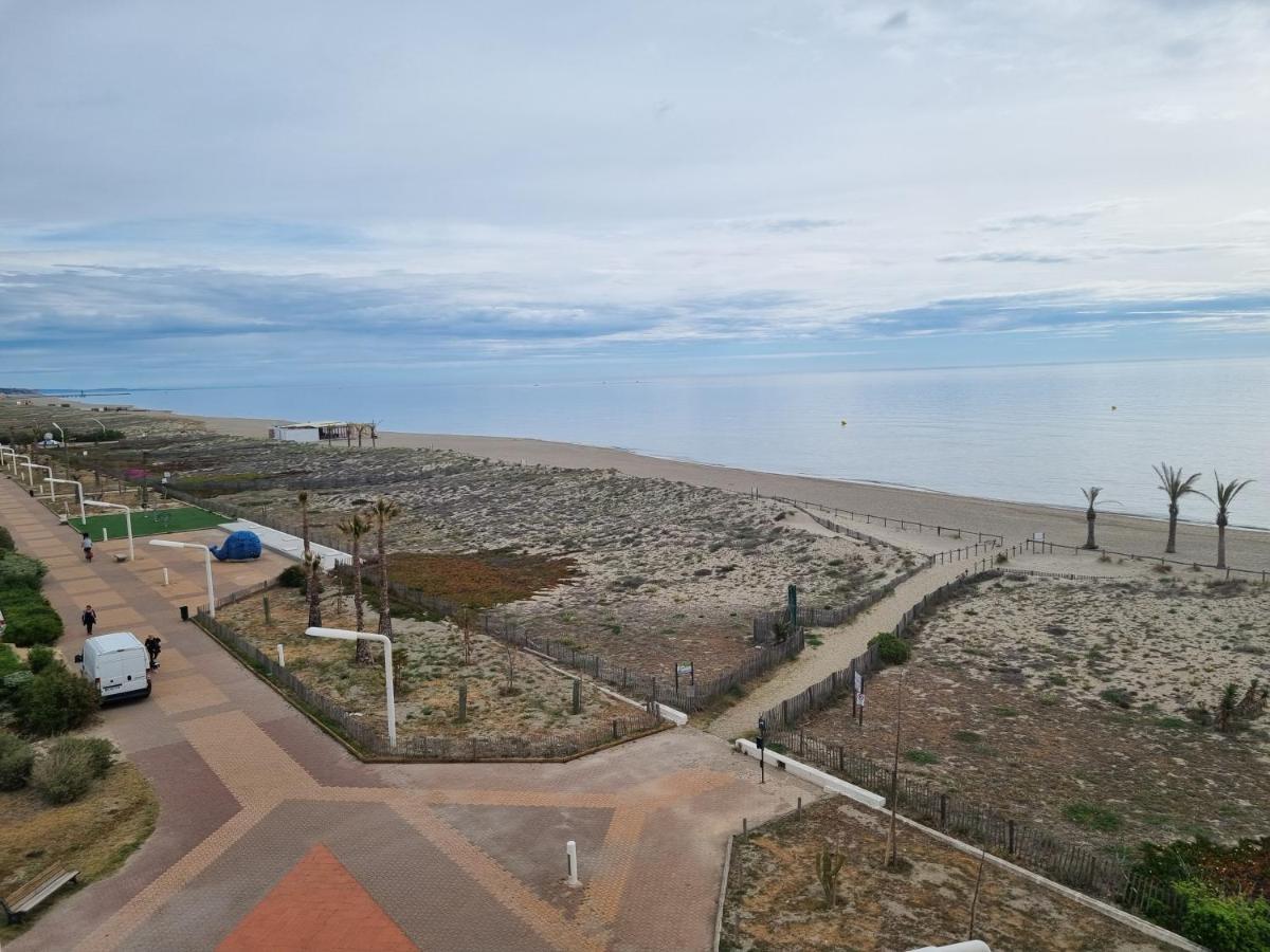Duplex 2 Chambres Vue Panoramique Mer Le Barcares Bagian luar foto